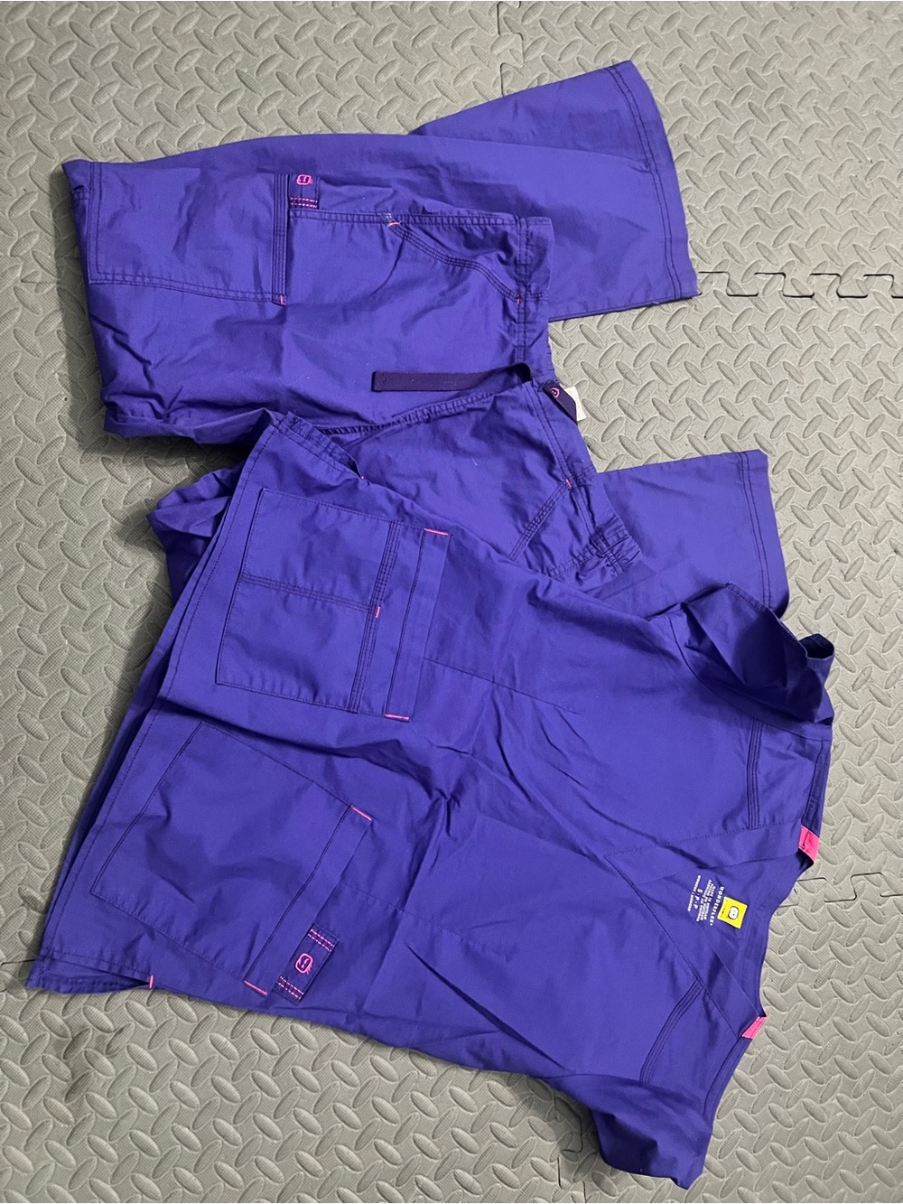 Wonder wink purple scrub set small